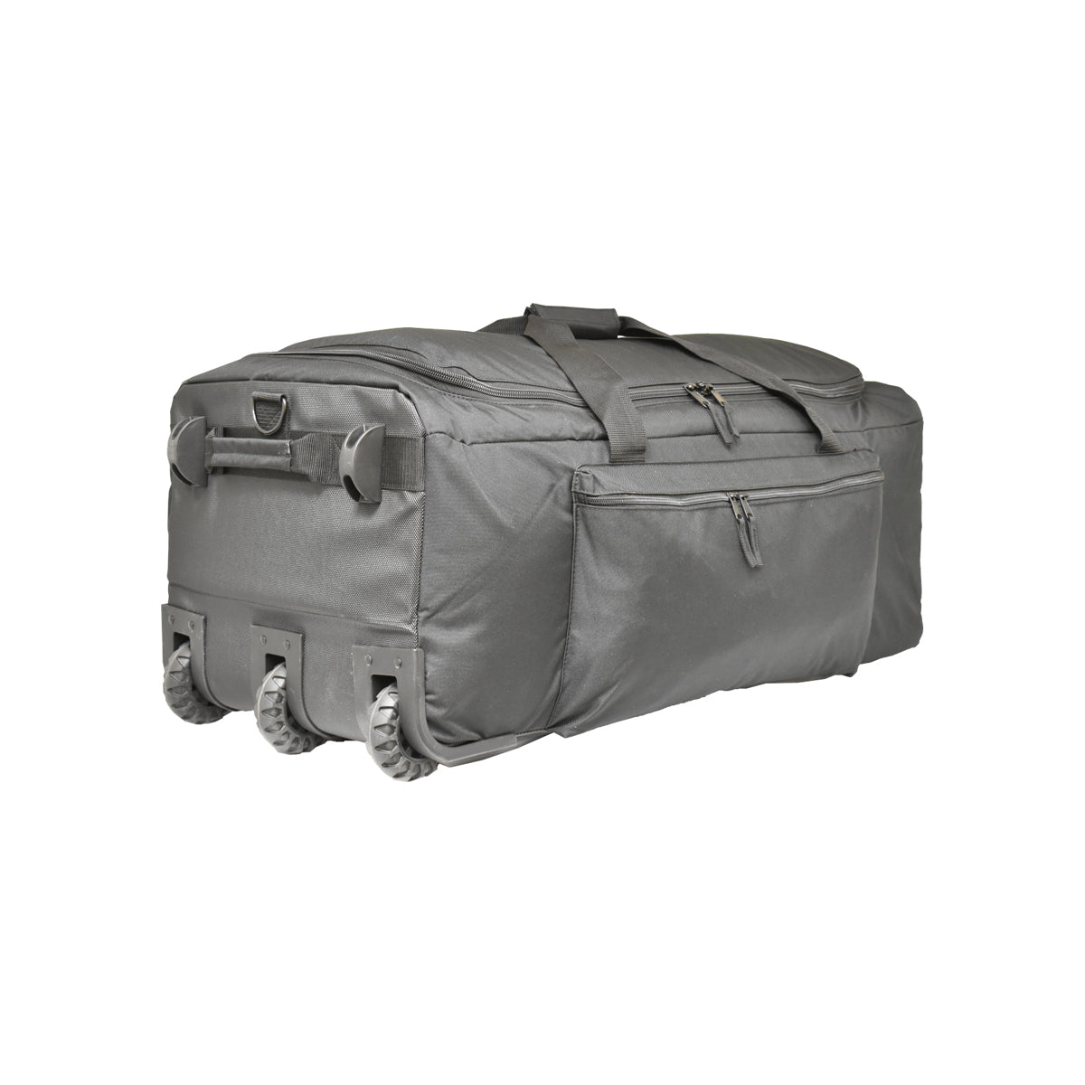 Wheeled Deployment Bag, Black, Retractable Handle