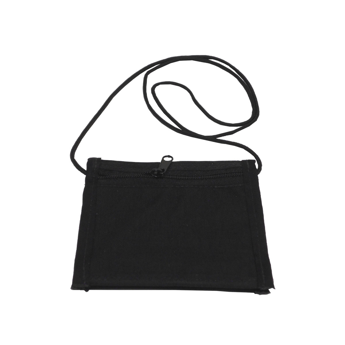 Neck ID w/back zippered pocket, Black