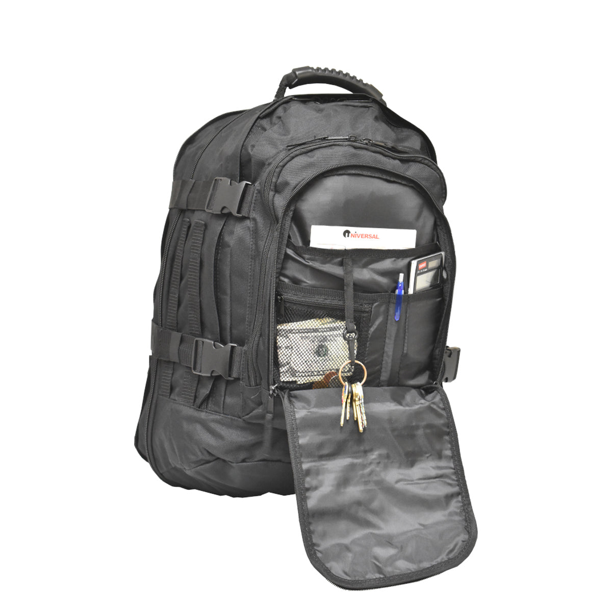 3 Day Jaunt Expandable Backpack, Black