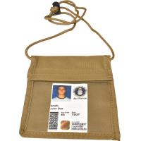 Vertical Neck Military ID Holder, Coyote
