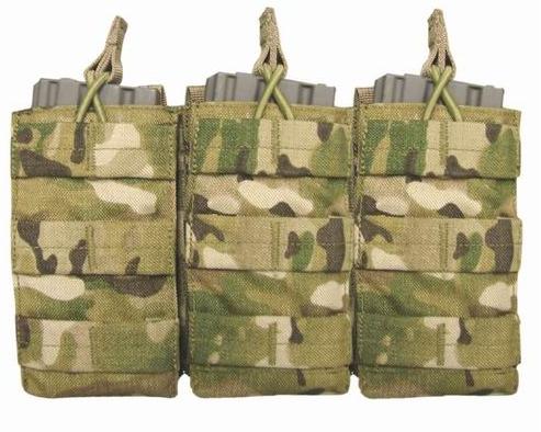 M136/M4 Triple Pocket, Open Top Ammo Pouch - Click Image to Close