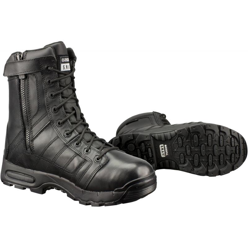 Original Swat Metro Air 9" Insulated, Side Zip Boot, Black - Click Image to Close