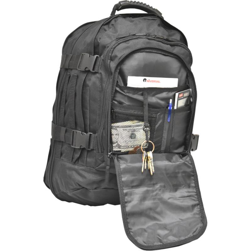 3 Day Jaunt expandable backpack w/ Hydration, Black - Click Image to Close