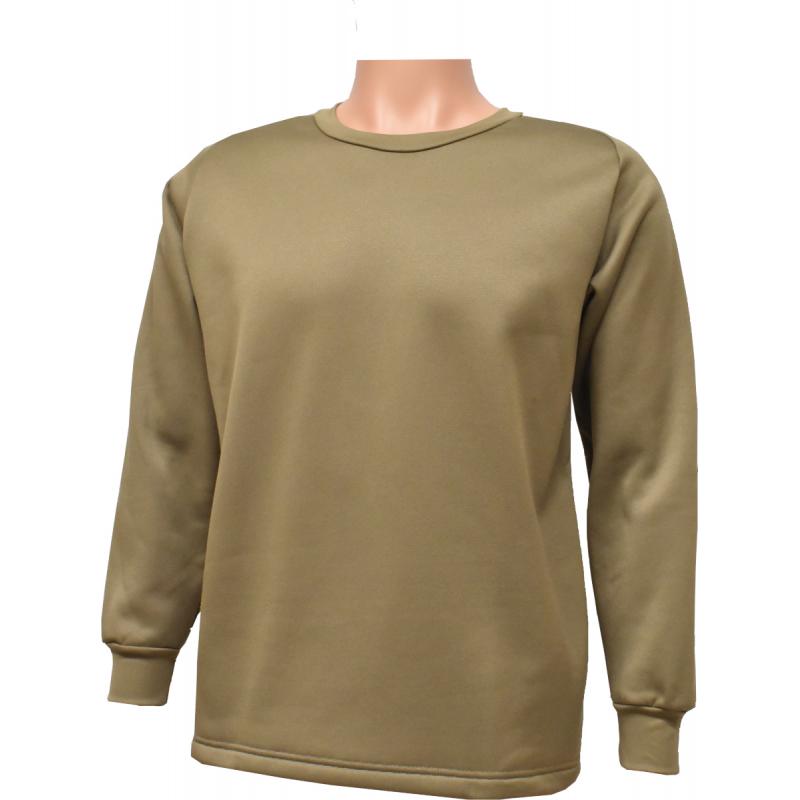 Heavy-Weight Crew Neck Top, Tan499 - Click Image to Close