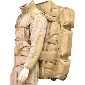 Expandable Wheeled Deployment Bag, Coyote