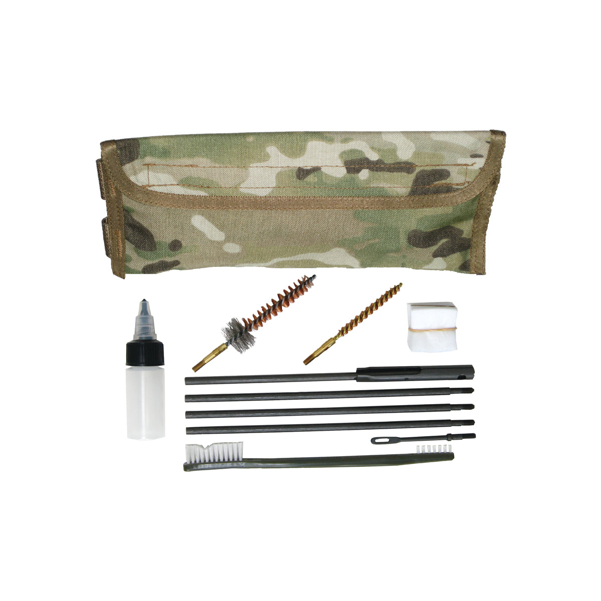 Gun Cleaning Kit for M4/M16, MOLLE, Multicam