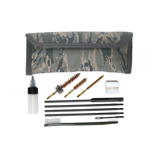 Gun Cleaning Kit for 9mm & M4/M16, MOLLE, Hook & Loop, ABU