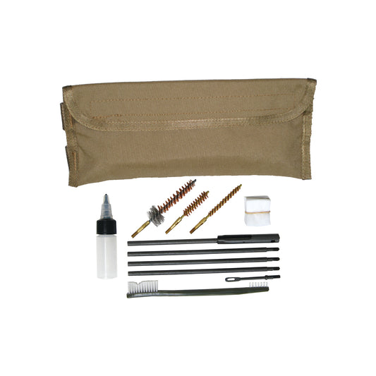 Gun Cleaning Kit for 9mm & M4/M16, MOLLE, Coyote