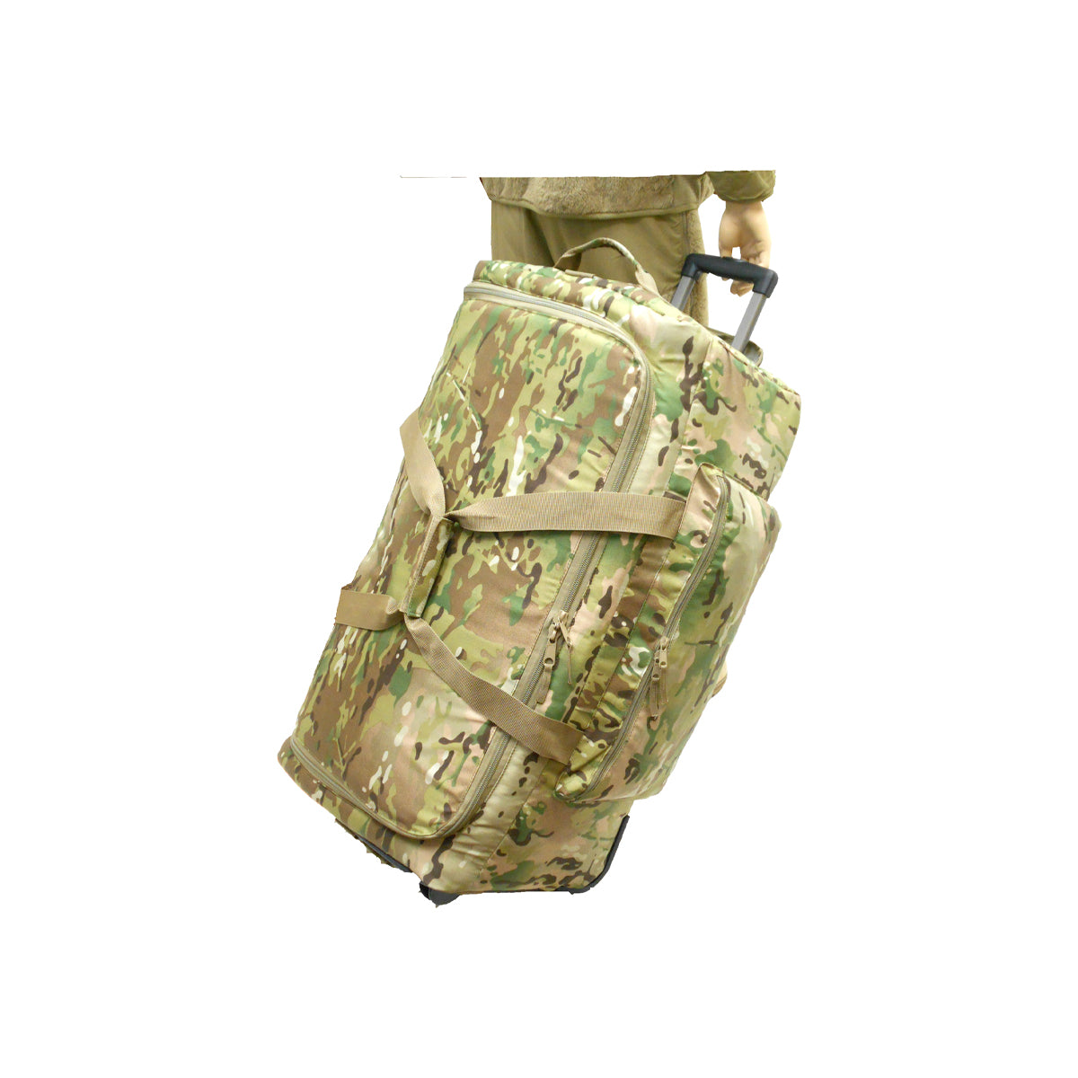 Wheeled Deployment Bag, Multicam/OCP, Retractable Handle