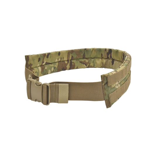 Padded belt with MOLLE Webbing.  Multicam