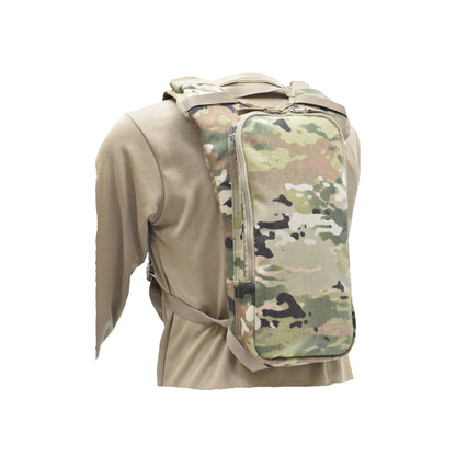 Hydration Backpack, large zipper storage pocket, OCP