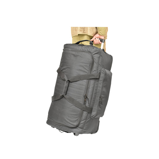 Wheeled Deployment Bag, Black, Retractable Handle