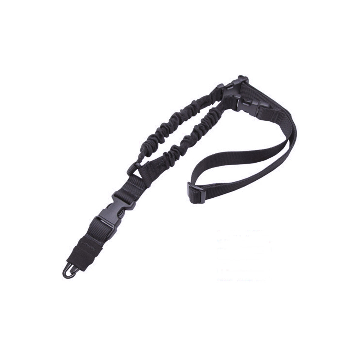Rifle Sling, 1 point Bungee, Black