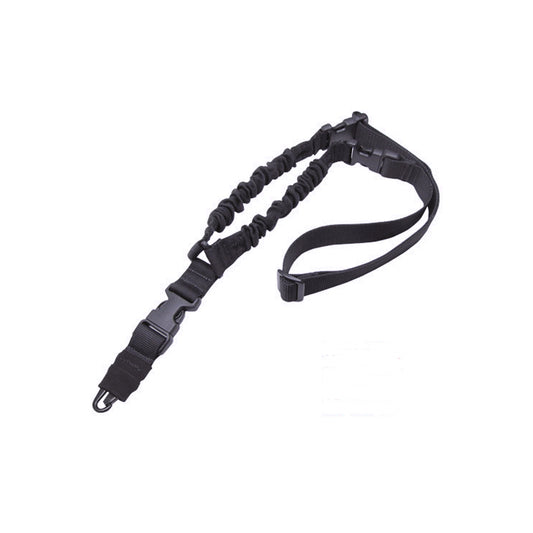 Rifle Sling, 1 point Bungee, Black