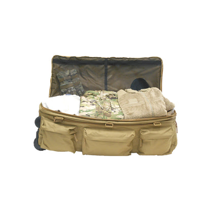 Expandable Wheeled Deployment Bag, Coyote