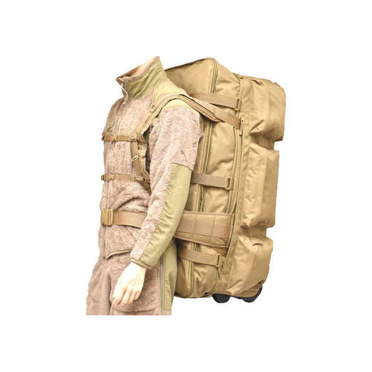 Expandable Wheeled Deployment Bag, Coyote