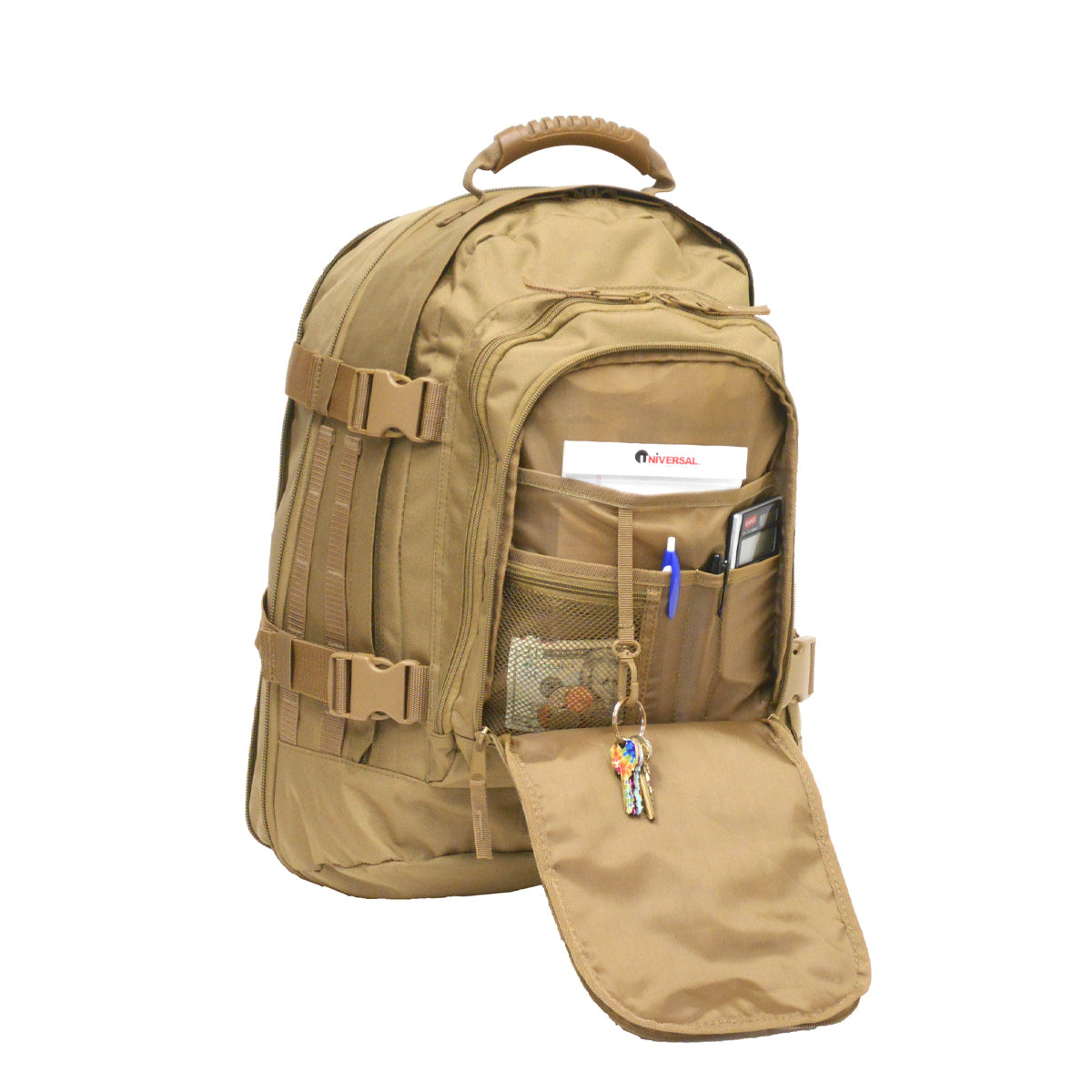 3 Day Jaunt expandable backpack w/ Hydration, Coyote