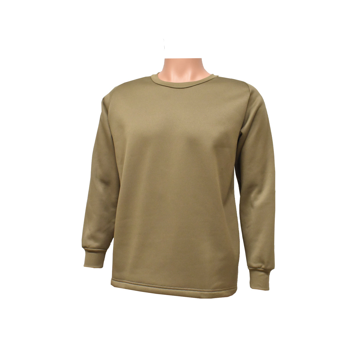 Heavy-Weight Crew Neck Top, Tan499